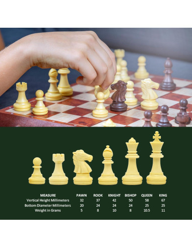 Juego de Ajedrez Magnético Portátil Good Kind 30.48 cm