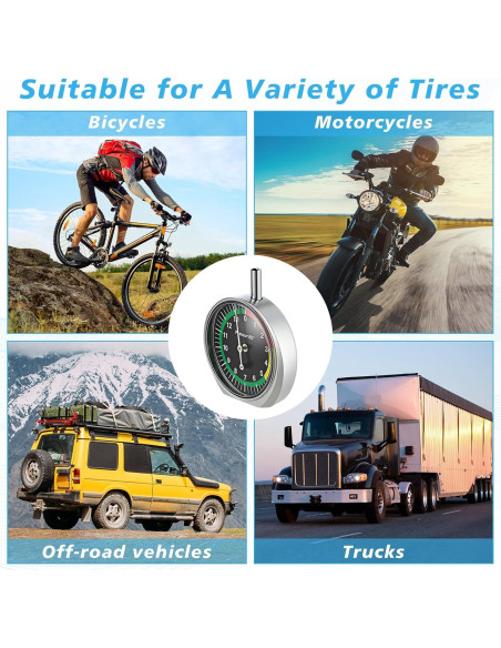 Medidor de Profundidad de Banda de Rodadura Tallew 10 Pcs