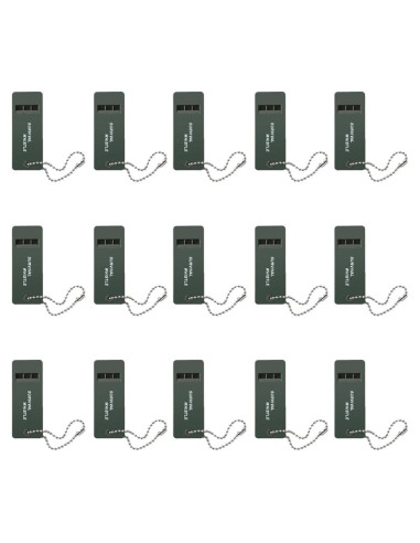 15 Silbatos de Supervivencia Ruidosos BOSOIRSOU para Emergencias