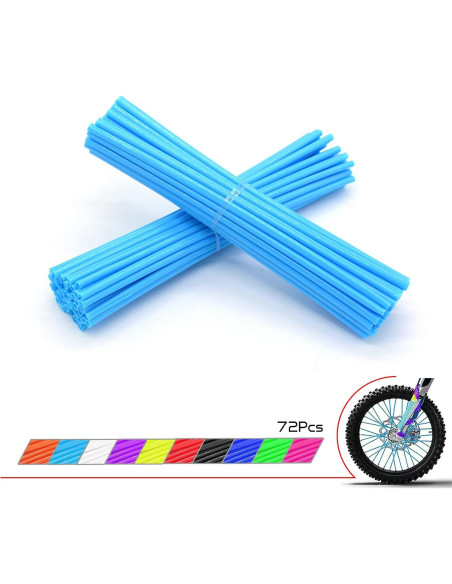 Cubiertas de Radios Universales OXLLONE 21" Azul Claro para Motocicleta Cubiertas de Radios Universales OXLLONE 21" Azul Claro para Motocicleta