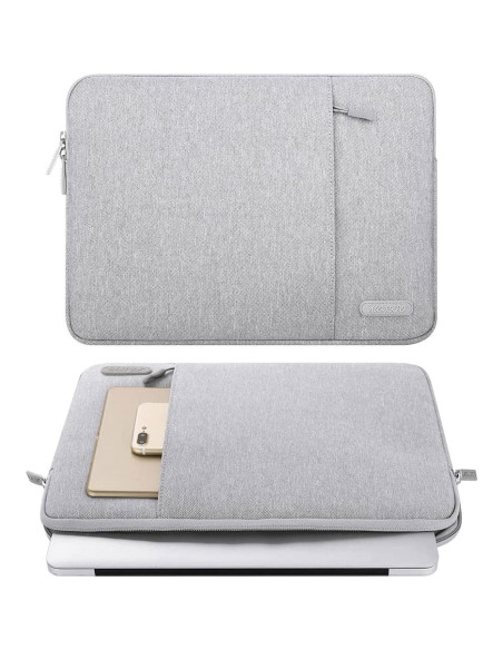 Funda para Laptop MOSISO 13" Gris con Bolsillo Extra Funda para Laptop MOSISO 13" Gris con Bolsillo Extra