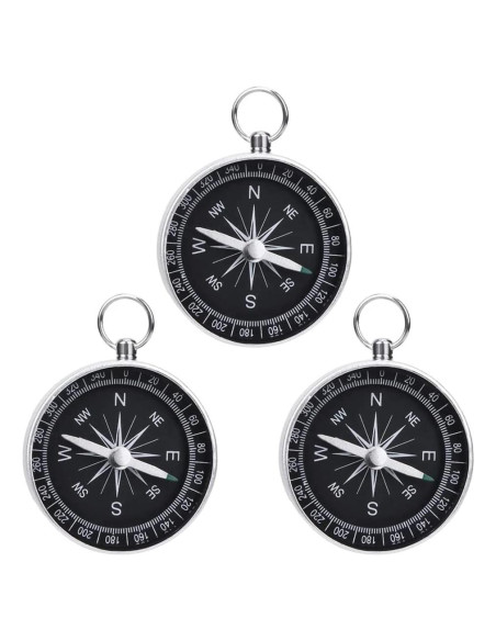 Paquete de 3 Brújulas de Supervivencia ThtRht G44 para Senderismo Paquete de 3 Brújulas de Supervivencia ThtRht G44 para Senderismo