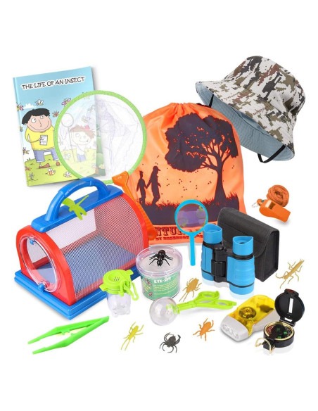 Kit de Exploración al Aire Libre Essenson con Binoculares y Lupa Kit de Exploración al Aire Libre Essenson con Binoculares y Lupa