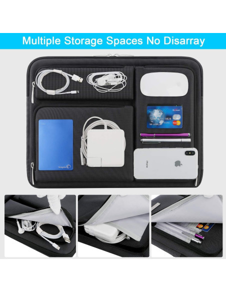 Funda Protectora Lacdo 360 para Laptop 15" Negro Funda Protectora Lacdo 360 para Laptop 15" Negro