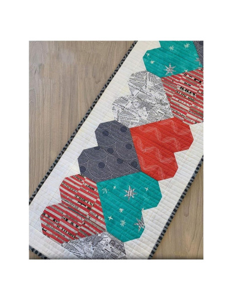 Patrón de Corazones Atkinson Designs 14x38 cm Patrón de Corazones Atkinson Designs 14x38 cm