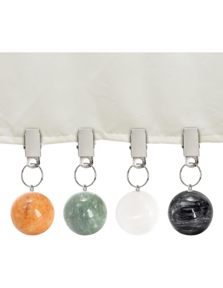 Pesas para Manteles Goaste 8 Piezas Mármol Clips Acero Inoxidable Pesas para Manteles Goaste 8 Piezas Mármol Clips Acero Inoxidable