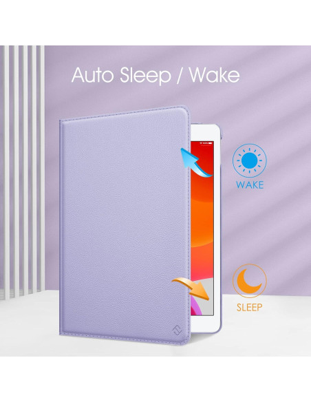 Funda Rotativa Fintie para iPad 10.2" 2021/2020/2019 - Púrpura Funda Rotativa Fintie para iPad 10.2" 2021/2020/2019 - Púrpura