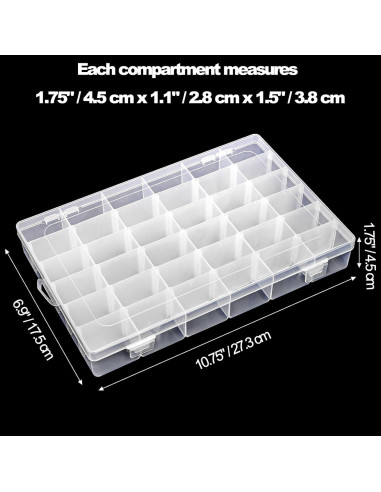 Organizador de Almacenamiento Tosnail 3 Paquetes 36 Compartimentos