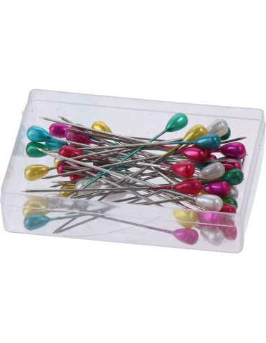 Almohadilla Magnética Morada DIYHUB con 50 Alfileres de Costura