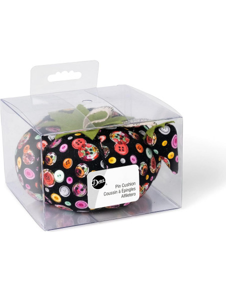 Almohadilla de Alfileres Tomate Dritz 12.38 cm Estampado Almohadilla de Alfileres Tomate Dritz 12.38 cm Estampado