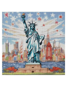 Kit de Punto de Cruz Max Stitch Estatua de la Libertad 45x45cm