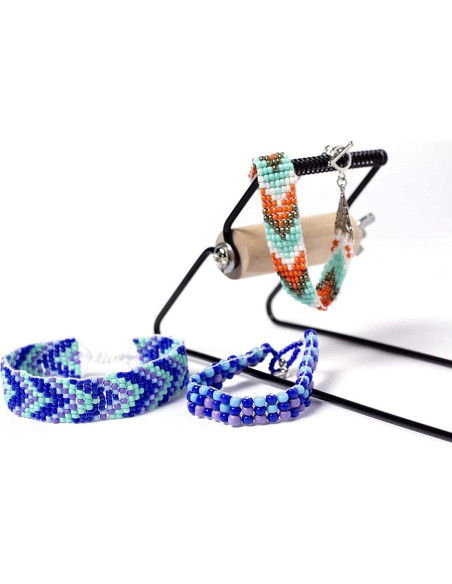 Kit de telar de cuentas Cousin DIY con aguja y hilo, Negro Kit de telar de cuentas Cousin DIY con aguja y hilo, Negro