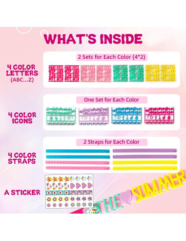 Kit de Manualidades Dupamind para Fabricación de Pulseras DIY