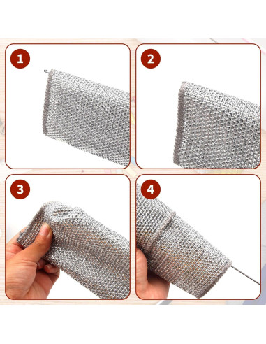 Juego de 4 Agujas de Giro de Bucle Jaydear 26.5 cm