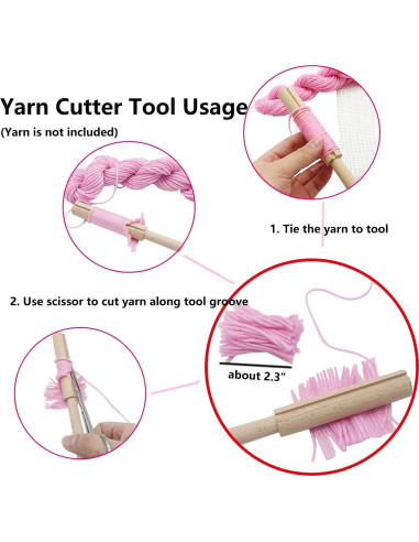 Cortadora de Hilo de Madera Yushen para DIY - 18.8cm