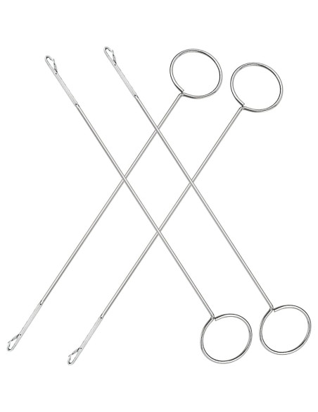 4 Ganchos para Turner de Bucle de Costura Yuntop - Acero Inoxidable 4 Ganchos para Turner de Bucle de Costura Yuntop - Acero Inoxidable