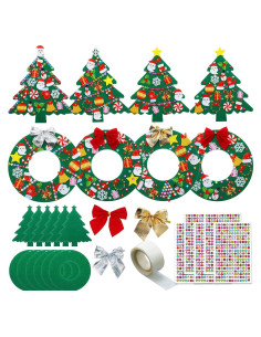 Kit de Manualidades Navidad Tatuo - 12 Piezas Fieltro DIY