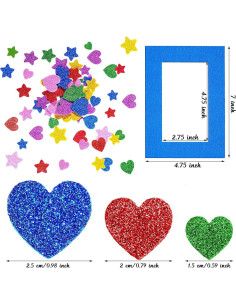 Jetec 24 Marcos de Fotos de Fieltro Coloridos 12x7.1 cm 2