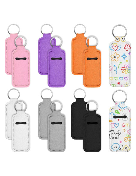 12 Soportes de Labios Neopreno Wanmu para Llaveros Viaje 12 Soportes de Labios Neopreno Wanmu para Llaveros Viaje