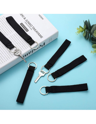 15 Pulseras Llavero Neopreno Hicarer 5.08x40.64cm Unisex