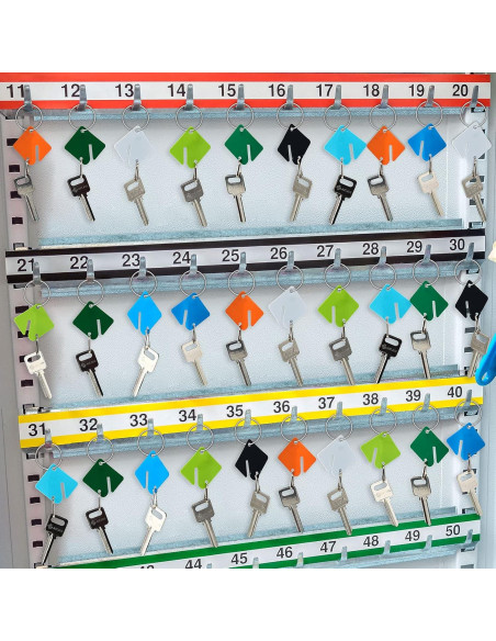 70 Etiquetas Clave Plástico Jetec con Anillo Metálico 4.06x3.81cm 70 Etiquetas Clave Plástico Jetec con Anillo Metálico 4.06x3.81cm