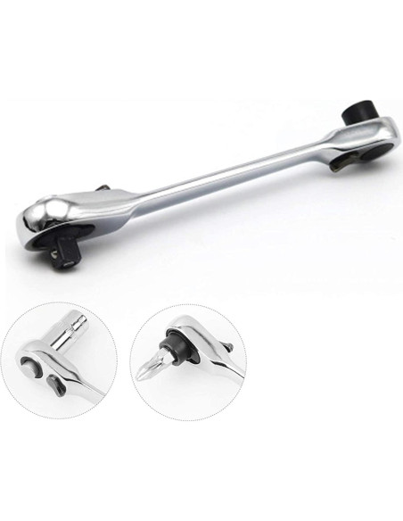 Llave de Trinquete Htppzjr Mini 1/4" (0,64 cm) 72 Dientes Llave de Trinquete Htppzjr Mini 1/4" (0,64 cm) 72 Dientes