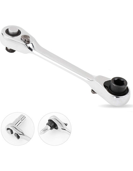 Llave de Trinquete Htppzjr Mini 1/4" (0,64 cm) 72 Dientes Llave de Trinquete Htppzjr Mini 1/4" (0,64 cm) 72 Dientes