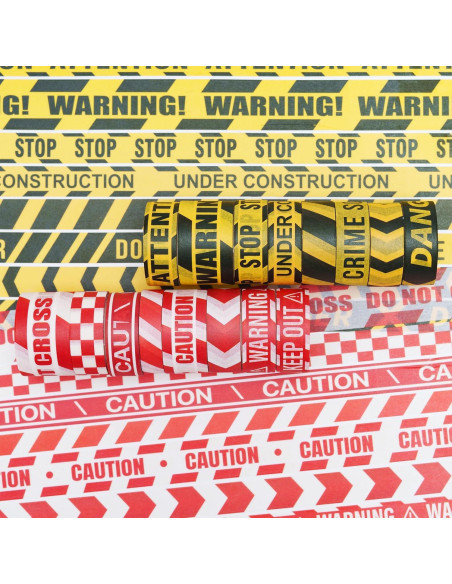 Conjunto de Cinta Washi YUBX 16 Rollos Amarillo Rojo 3m Conjunto de Cinta Washi YUBX 16 Rollos Amarillo Rojo 3m