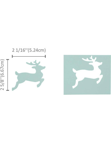 Troquel de Acción Bira Craft Reno 5.24 cm para Manualidades