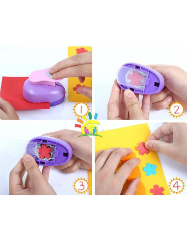 Perforadora de papel CADY Crafts 2.5 cm Flor Bonsai Multicolor