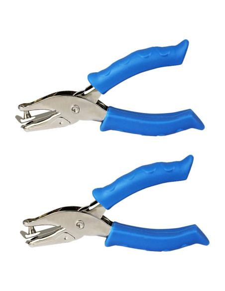 Perforadora de Papel 2pcs YYaaloa Azul 0.64 cm Agujero Perforadora de Papel 2pcs YYaaloa Azul 0.64 cm Agujero