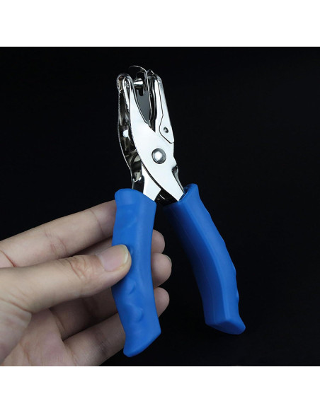 Perforadora de Papel 2pcs YYaaloa Azul 0.64 cm Agujero Perforadora de Papel 2pcs YYaaloa Azul 0.64 cm Agujero