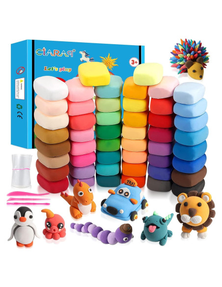 Kit de Arcilla para Modelar CiaraQ NT-100 - 50 Colores Secado al Aire Kit de Arcilla para Modelar CiaraQ NT-100 - 50 Colores Secado al Aire