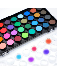 Set de Pintura Acuarela Artecho 36 Colores con 3 Pinceles 2