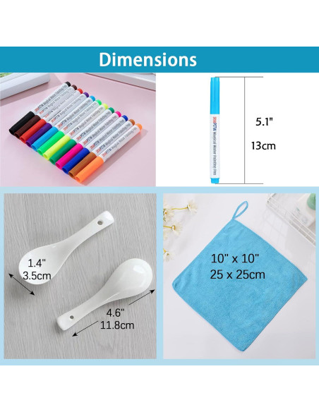 Conjunto de Lápices de Dibujo Mágico IRWPITW - 8 Colores Conjunto de Lápices de Dibujo Mágico IRWPITW - 8 Colores