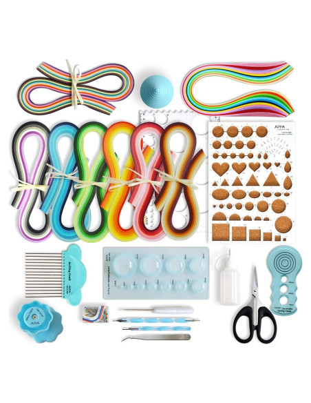 Kit de Quilling JUYA QK13 con 960 Tiras y 14 Herramientas Kit de Quilling JUYA QK13 con 960 Tiras y 14 Herramientas
