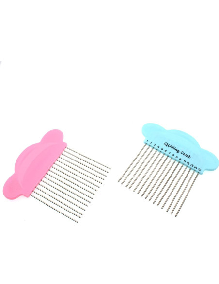 Herramienta de Peine para Quilling de Papel OZXNO 2 Piezas Herramienta de Peine para Quilling de Papel OZXNO 2 Piezas