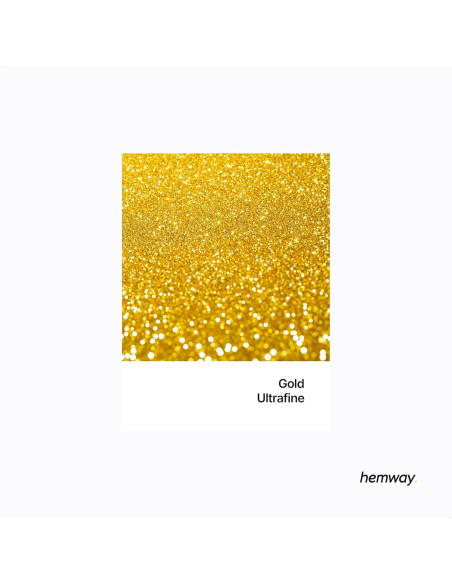 Glitter Ultra Brillante Hemway Oro 100g - Grado Cosmético Glitter Ultra Brillante Hemway Oro 100g - Grado Cosmético