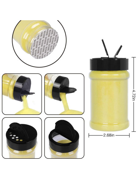 Glitter Amarillo Extra Fino PIXGLITTER 150g para Manualidades Glitter Amarillo Extra Fino PIXGLITTER 150g para Manualidades