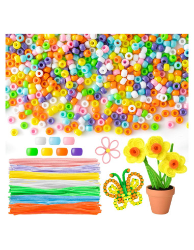 Kit de Manualidades 1600 Piezas 2ooya Perlas de Primavera