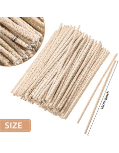 Limpiadores de Tubos Patelai 150 Piezas 16 cm Beige 2