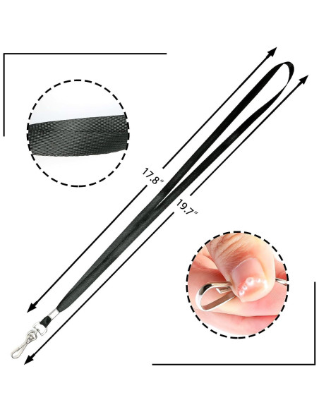 Cintas de Identificación LOCONHA 100 Paquete 45.7 cm Negro Cintas de Identificación LOCONHA 100 Paquete 45.7 cm Negro
