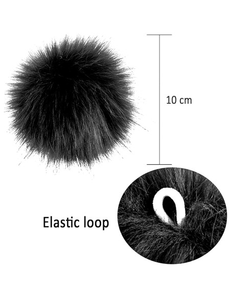 46 Piezas Pom Pom de Piel Sintética SIQUK 10 cm Colores Suaves 46 Piezas Pom Pom de Piel Sintética SIQUK 10 cm Colores Suaves
