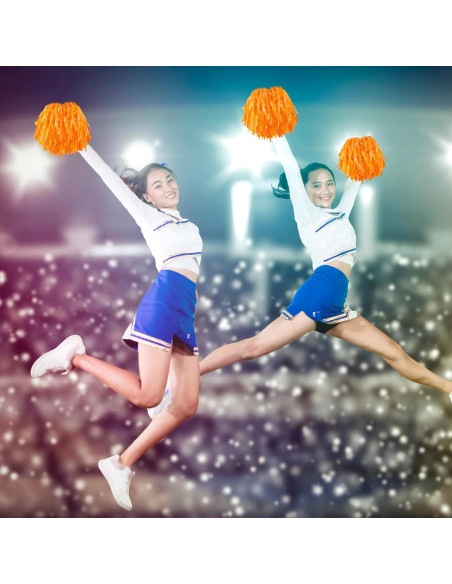 Yunsailing 96 Piezas Aplaudidores y Pompones Animación Naranja Yunsailing 96 Piezas Aplaudidores y Pompones Animación Naranja