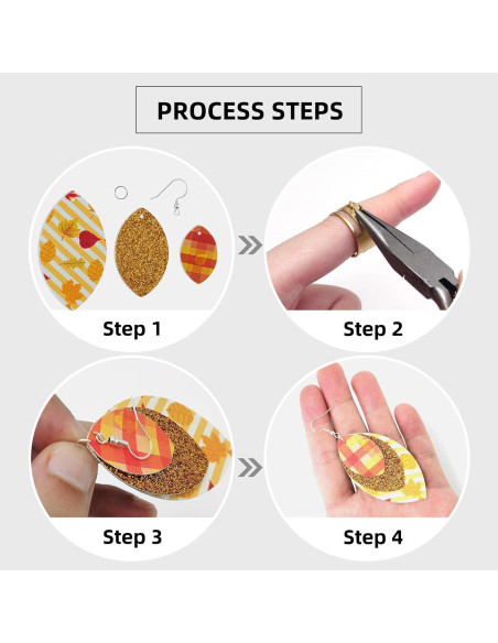 Kit de Fabricación de Pendientes AOUXSEEM 321 Piezas DIY Kit de Fabricación de Pendientes AOUXSEEM 321 Piezas DIY