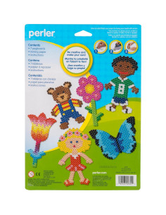 Tableros de Perlas Perler 22645 7 Piezas Animales y Personas 2