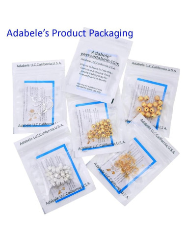 50pcs Copas Bezel Adabele 10mm Latón Resistente a la Ternura
