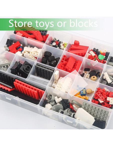 Caja Organizadora Plástica Gbivbe 24 Rejillas 35.6x23.6x6.1 cm Caja Organizadora Plástica Gbivbe 24 Rejillas 35.6x23.6x6.1 cm