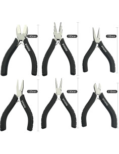 Juego de Alicates de Joyería VOUIU 6 Piezas Acero Carbono 2