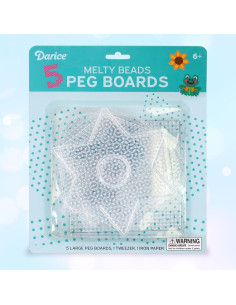 Set de Tableros de Perlas Derretidas Darice 5 Piezas 14.7cm 2